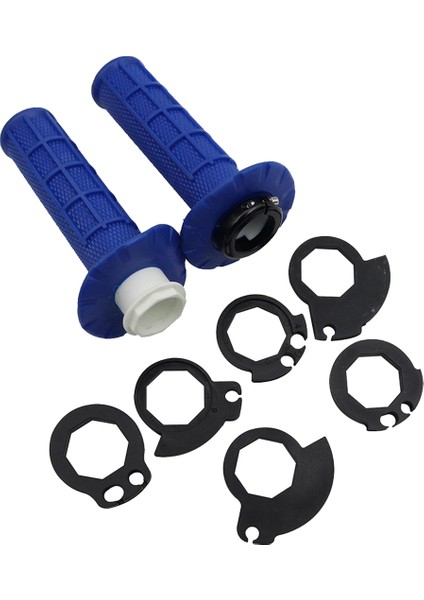 Motosiklet Evrensel Tutacakları Gidon 7/8 Inç 22 mm El Tutacağı Snap-In Kam Kilidi Motokros Kir Bisikleti Için (Yurt Dışından)