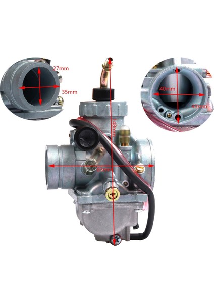 Yamaha DT125, Dt 125, DT175, RX125, Suzuki TZR125, RM65, RM80, RM85 Motosiklet Aksesuarları Için 27 mm Motosiklet Karbüratörü (Yurt Dışından) fiyatları