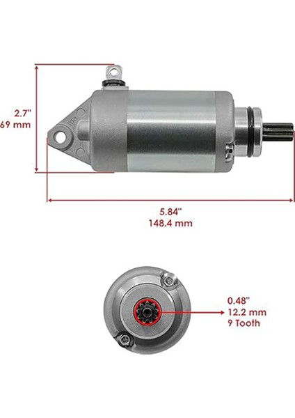 2GB-81890-00 Yamaha WR250F YZ250FX 2015-2019 Yeni Motosiklet Motor Aksesuarları Için Motosiklet Marş Motoru 2GB-81890-01 (Yurt Dışından) fiyatları