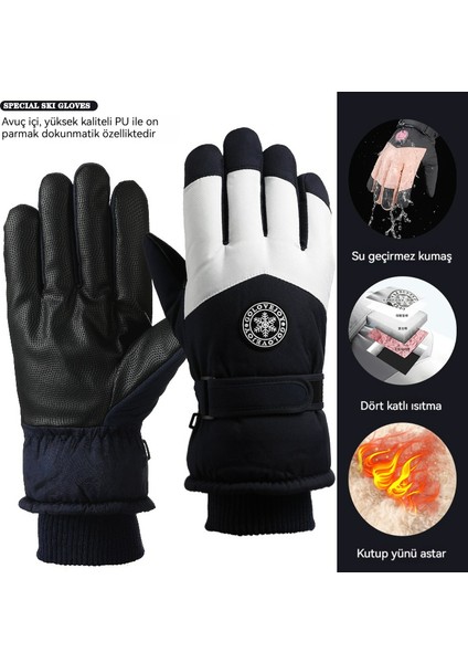 Isıtmalı Eldiven, Erkek ve Kadın Için Kış Dış Mekan Bisikleti Soğuktan Koruyan Dokunmatik Ekran Eldiven (Yurt Dışından) modelleri