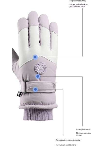 Isıtmalı Eldiven, Erkek ve Kadın Için Kış Dış Mekan Bisikleti Soğuktan Koruyan Dokunmatik Ekran Eldiven (Yurt Dışından) fırsatları