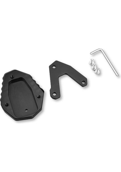 Morini X-Cape 650 650X 2022-2024 Gümüş ve Siyah Için Motosiklet Ayaklık Uzatma Plakası Ayak Yan Ayaklığı Büyütme Pedi (Yurt Dışından) fiyatları