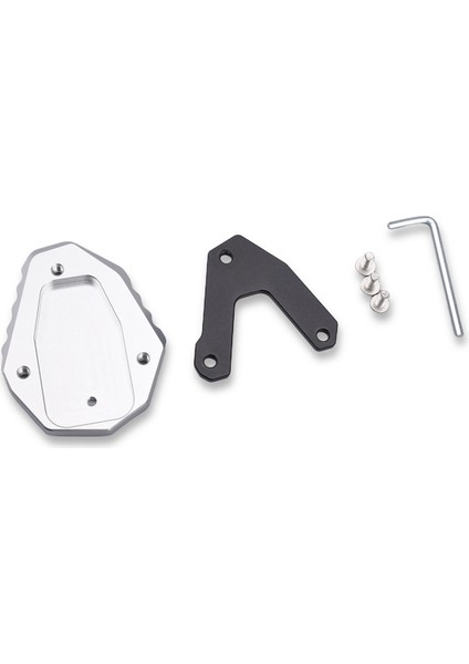 Morini X-Cape 650 650X 2022-2024 Gümüş ve Siyah Için Motosiklet Ayaklık Uzatma Plakası Ayak Yan Ayaklığı Büyütme Pedi (Yurt Dışından) indirimleri