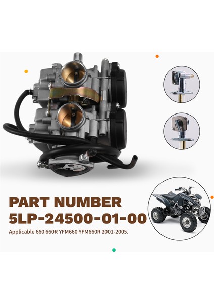 Yamaha Raptor 660 660R Için Motosiklet Karbüratörü 5LP-24500-01-00 (Yurt Dışından) indirimleri