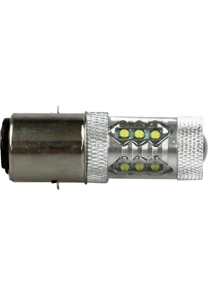80W BA20D H6 Beyaz 16 LED Motosiklet/moped/atv Far Ampulü (Yurt Dışından) modelleri