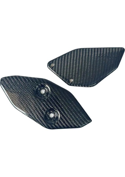 Karbon Fiber Motosiklet Aksesuarları Topuk Koruyucu Ayak Pedalı (Yurt Dışından)