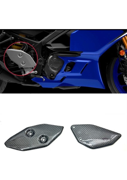 Karbon Fiber Motosiklet Aksesuarları Topuk Koruyucu Ayak Pedalı (Yurt Dışından) fırsatları