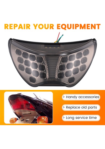 Honda Cbr 600 CBR600 F4 Için Motosiklet Arka Stop Lambası Dönüş Göstergesi (Yurt Dışından) fırsatları