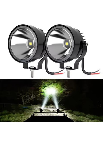 Motosiklet Atv Tekne Beyaz Için 2 Adet 4 Inç LED Çalışma Lambası (Yurt Dışından) modelleri