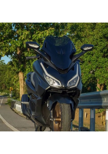 Motosiklet Ön Kaplama Kanatçıkları Aerodinamik Kanat Yan Kanatlar Spoiler Honda Forza 350 NSS350 2023 2024 Karbon Fiber (Yurt Dışından) fırsatları