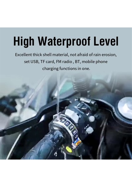 E-Bisiklet Motosiklet Gidonu USB Şarj Ses Bt Ses Anahtarlı Bluetooth Hoparlörlü Çift Korna Işıklı (Yurt Dışından) modelleri