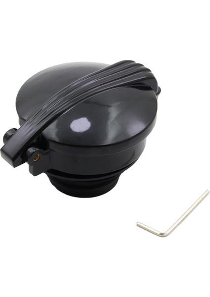 Harley Için Retro Anahtarsız Motosiklet Yakıt Deposu Kapağı Yağ Kapağı, A (Yurt Dışından)