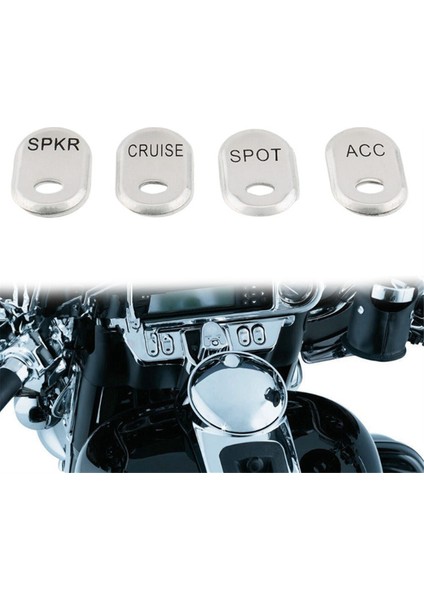 Harley Davidson Touring Road Glide Flht Fltr 1996-2013 Için Motosiklet Salıncak Paneli Anahtar Düğmesi Kapakları (Yurt Dışından) indirimleri