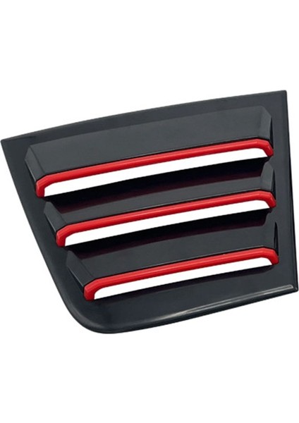 Dodge Warhorse Için Araba Dış Yan Havalandırma Arka Yan Pencere Paneli 2011-2021 Panterler Parlak Siyah Lake + Kırmızı Trim (Yurt Dışından) fiyatları