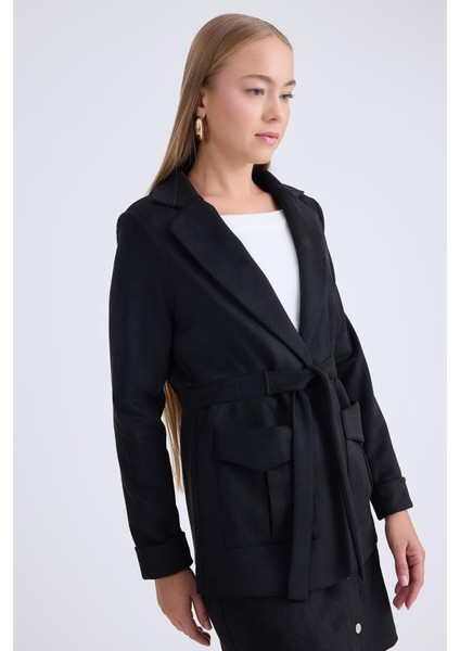 Belden Bağlamalı Süet Ceket fiyatları