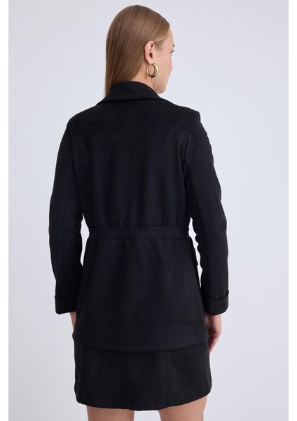 Belden Bağlamalı Süet Ceket indirimleri