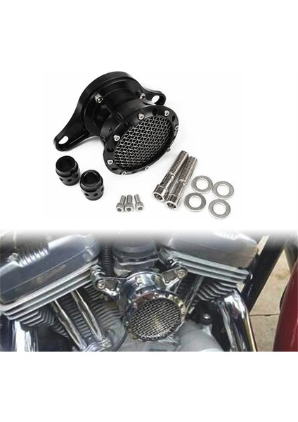 Harley B Için Motosiklet Retro Hava Filtresi Modifiye Cnc Filtresi (Yurt Dışından) fırsatları