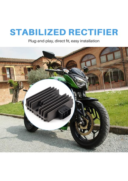 Kawasakı ER6N Ninja 650R Z750S Için Motosiklet Aksesuarları Voltaj Regülatörü Doğrultucu Versys Z1000 ZX1000 Ninja (Yurt Dışından) fırsatları