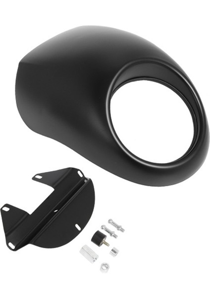 Harley Mat Siyah Motosiklet Far Kapağı Far Kaplaması (Yurt Dışından) indirimleri