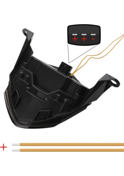 Kawasaki Motosiklet Arka Lambası LED Fren Lambası Dönüş Sinyal Lambaları (Yurt Dışından) indirimleri