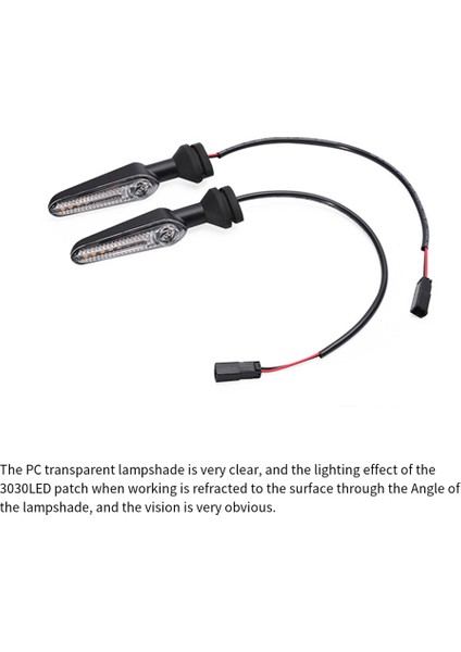 Ducati Için LED Göstergeli Motosiklet Akan Dönüş Sinyal Lambası (Yurt Dışından) indirimleri