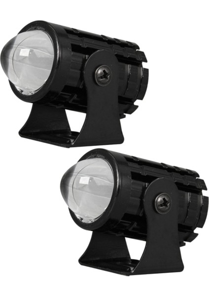 Motosiklet Yüksek Güçlü Lens Spot Işığı 6000K LED Çift Renkli Harici Spot Işıkları 8-80V Anahtarlı Farlar A (Yurt Dışından) indirimleri