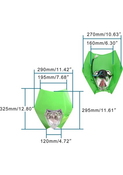 Ktm Exc Sx Xc Xcw 125 150 250 Için Motosiklet LED Far (Yurt Dışından) fiyatları