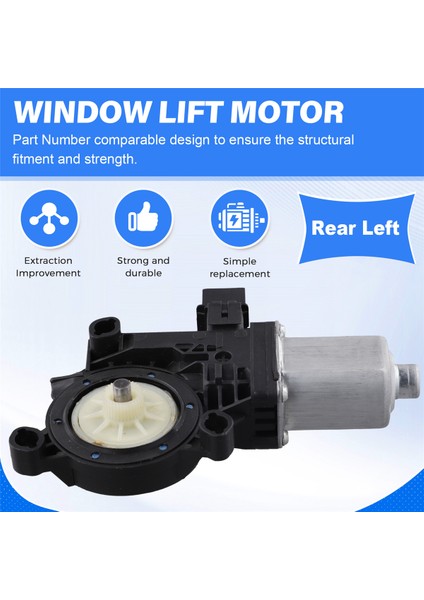 Skoda Fabia 2011-2014 Araç Cam Kaldırma Motoru Cam Kaldırma Motoru 6R0959803 Arka Sol (Yurt Dışından) fırsatları