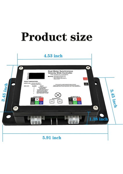 Lippert 13398-D0 Çift Motorlu Senkron Hız Kaydırma Kontrol Cihazı V-Sync Iı Için (Yurt Dışından) fırsatları