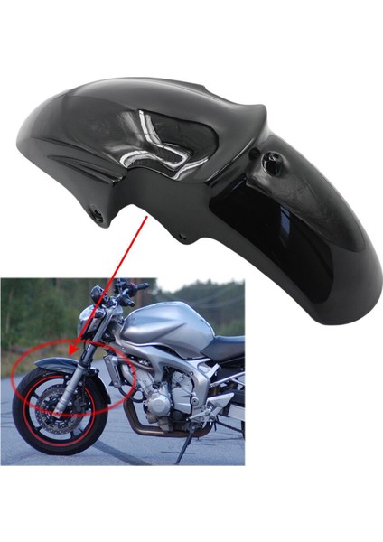 Yamaha FZ6N FZ6S Fazer Xj6 2004 2005 2006 Fz6 Fz 6n 6s Karbon Motosiklet Ön Tekerlek Çamurluk Çamurluk Kapağı (Yurt Dışından) indirimleri