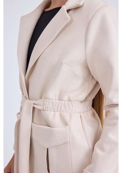 Belden Bağlamalı Süet Ceket fiyatları