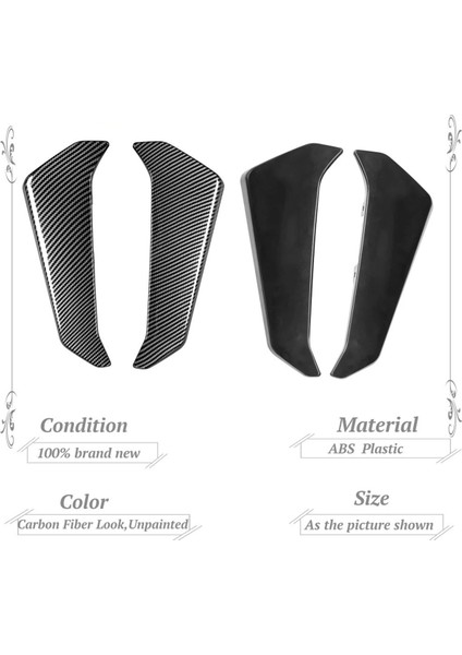 Yamaha MT09 Mt-09 mt 09 2017-2020 Için Karbon Fiber Motosiklet Radyatör Yan Panelleri Koruyucu Kapak Kaplaması (Yurt Dışından) fiyatları