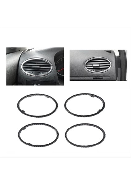 4pcs Araba Gösterge Tablosu Klima Havalandırma Çerçevesi 4M51A014L21BC 4M51A014L21A Ford Focus 2005-2011 Için (Yurt Dışından) modelleri