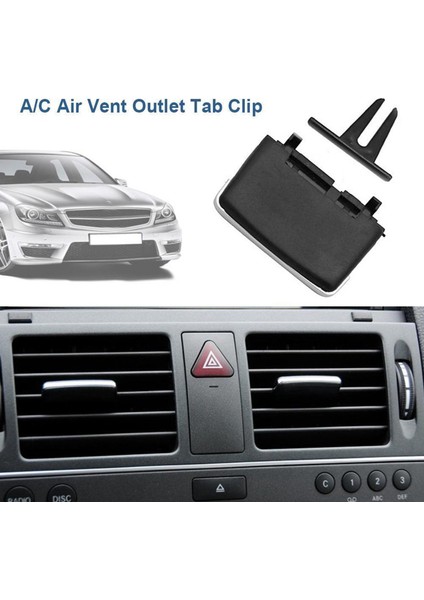 2x Hava Havalandırma Çıkışı Sekmesi Klipsli Onarım Kiti Mercedes-Benz W204 C180 C200 C260 (Yurt Dışından) indirimleri