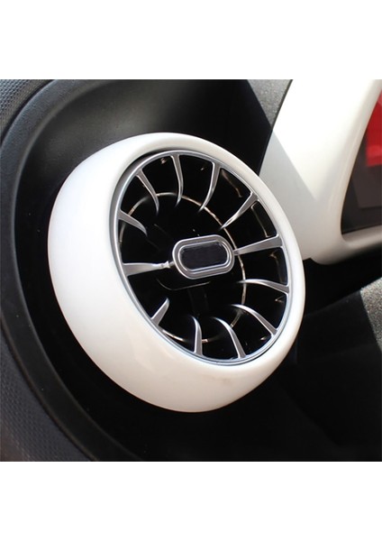 1set/4pcs Girdap Kliması Hava Havalandırma Krom Trim Kapağı Mercedes-Benz Smart 453 Dört Iki Gösterge Tablosu Çıkış Çerçevesi (Yurt Dışından)