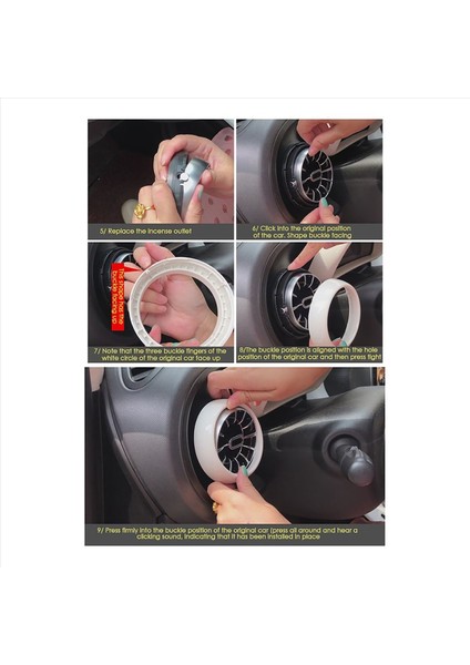 1set/4pcs Girdap Kliması Hava Havalandırma Krom Trim Kapağı Mercedes-Benz Smart 453 Dört Iki Gösterge Tablosu Çıkış Çerçevesi (Yurt Dışından) fırsatları