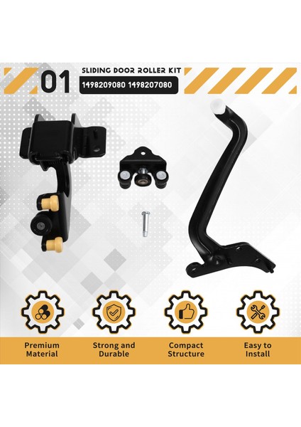 Kayar Kapı Silindir Kiti 1498209080 1498207080 149820508 Fiat Scugeot Uzmanı Citroen Dispatch Jumper (Yurt Dışından) fırsatları