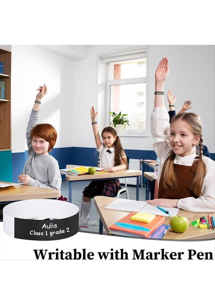 Etkinlikler Için Arm Bandları 200PCS Su Geçirmez Parti Bilek Bantları Kendinden Yapışkan Etkinlik Bileklik Parti Etkinlikleri Kulüpleri Konser (Yurt Dışından) fırsatları