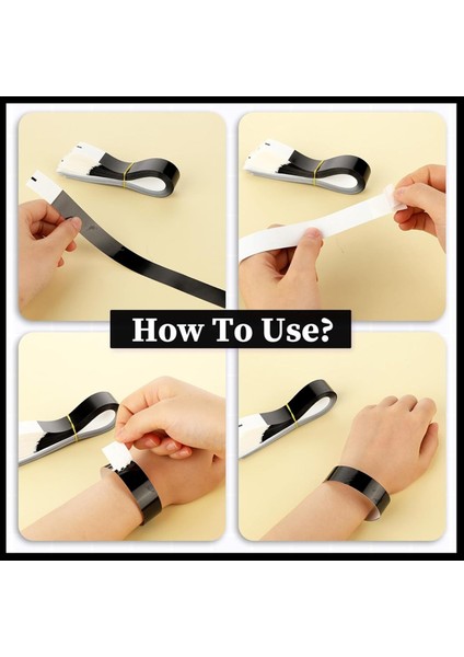 Etkinlikler Için Arm Bandları 200PCS Su Geçirmez Parti Bilek Bantları Kendinden Yapışkan Etkinlik Bileklik Parti Etkinlikleri Kulüpleri Konser (Yurt Dışından) indirimleri