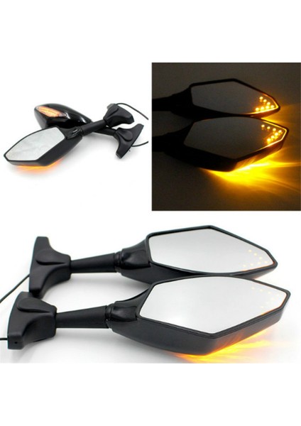 Direksiyon Sinyal Lambalı Motosiklet Yan Aynası (Yurt Dışından) modelleri