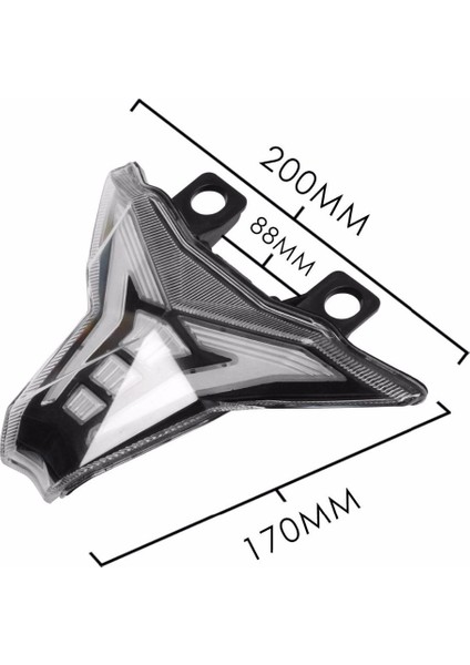 Kawasaki Z1000 Ninja 250 400 2014-2019 Için Motosiklet Arka LED Entegre Arka Lambası Fren Lambası Dönüş Sinyali Göstergesi (Yurt Dışından) indirimleri