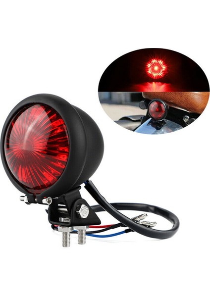 Cruiser Cafe Racer Bobber Choper Için Motosiklet Arka Lambası LED Arka Fren Lambası (Yurt Dışından) indirimleri