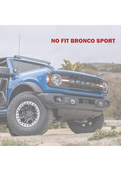 Ford Bronco 2021-2023 Aksesuarları Için Araba Ayarlanabilir Uzuv Yükselticileri Kiti Jungle Koruyucu Engelle (Yurt Dışından) indirimleri