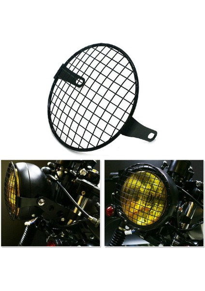 GN125 CG125 A Için Motosiklet Far Lambası Örgü Izgara Kapağı Maskesi (Yurt Dışından) fiyatları