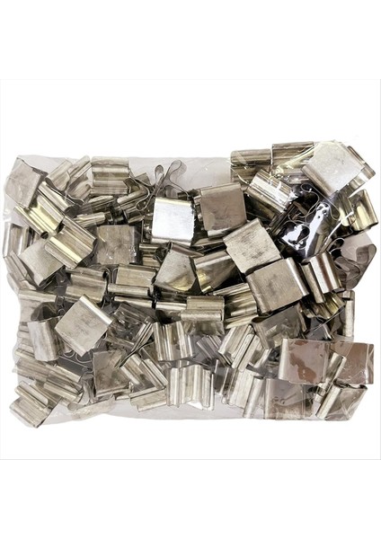 100 Pcs Metal Fitil Sideser Ahşap Fitil Mum Için Fitil Tutucu (Yurt Dışından)