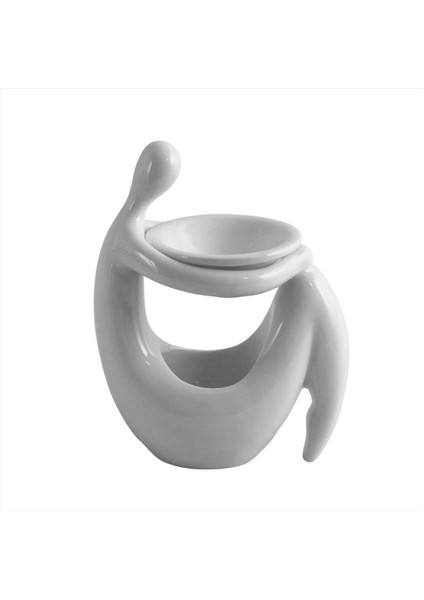 Yağ Brülör Şık Tutucu Mum Mum Tart Brülör Difüzör Dekor Spa Meditasyon Yatak Odası Ev Dekor Hediye Süslemesi (Yurt Dışından)