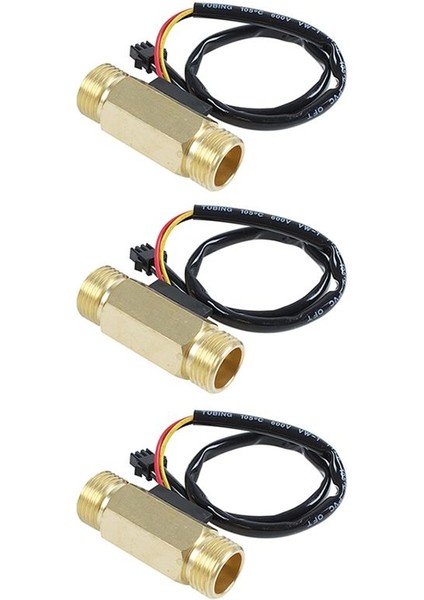 3x 1/2pt Su Akış Sensörü Anahtarı Kontrol Ölçer Akışı 1 5-30L/MIN (Yurt Dışından)