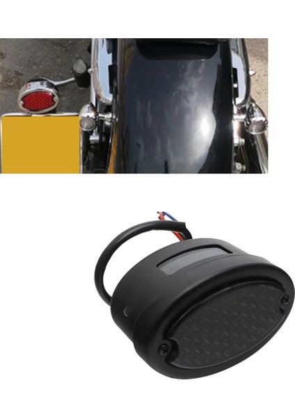 Motosiklet Retro LED 12V Fren Stop Lambası Chopper Bobber Stop Lambası Kedi Gözü Arka Lambası Harley Fren Lambası Için (Yurt Dışından) fiyatları