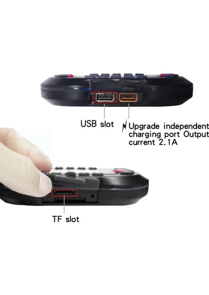 Motosiklet Bluetooth Hoparlör Amplifikatör Çıkışı 2.1A Müzik Mp3 Çalar Hırsız USB Fm Radyo Stereo Hoparlör MT730 Mavi (Yurt Dışından) fırsatları