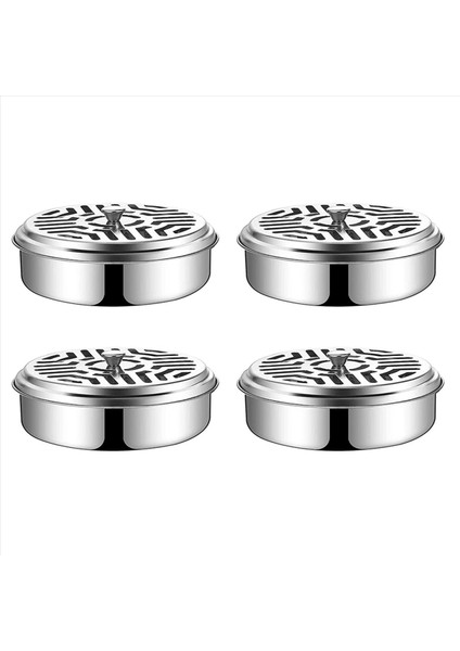 Sivrisinek Bobinleri Için 4x Paslanmaz Çelik Tutucu Fireproof Sivrisinek Spiral Konteyner Metalik Sivrisinek Tutucu (Yurt Dışından) fiyatları